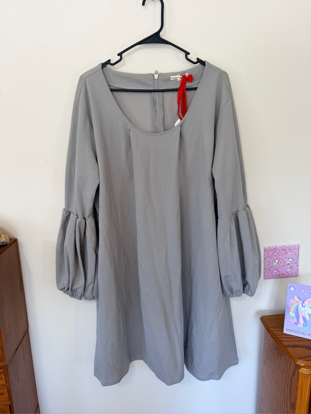 A-line BoHo dress size 3X NWT w pockets!